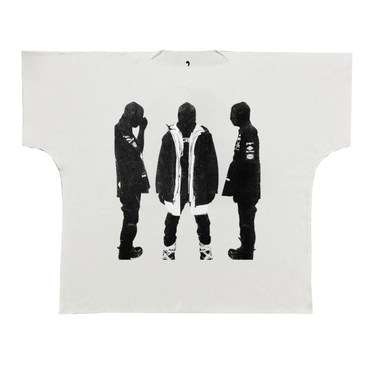 ALL WHITE SHORTSLEEVE NARCSISSIST INSPO TEE