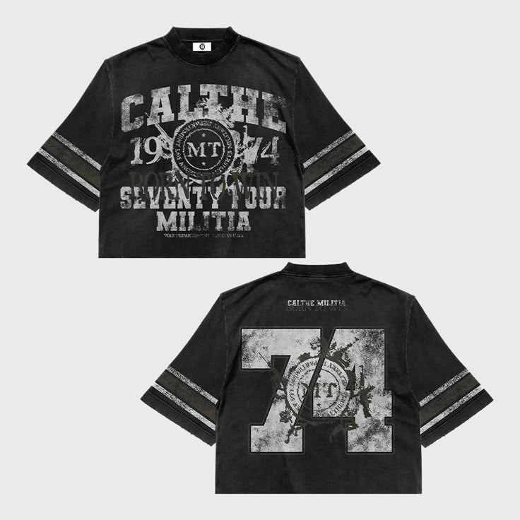 A BOXY DIRTY COLOR MILITIA TEE