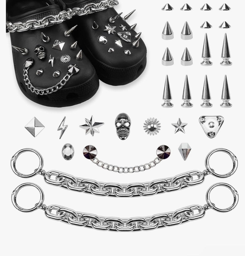 GOTH CLOG ACCESSORY PACK