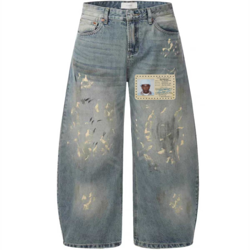 CUSTOM OVERSIZED WIDE LEG TTC JEANS