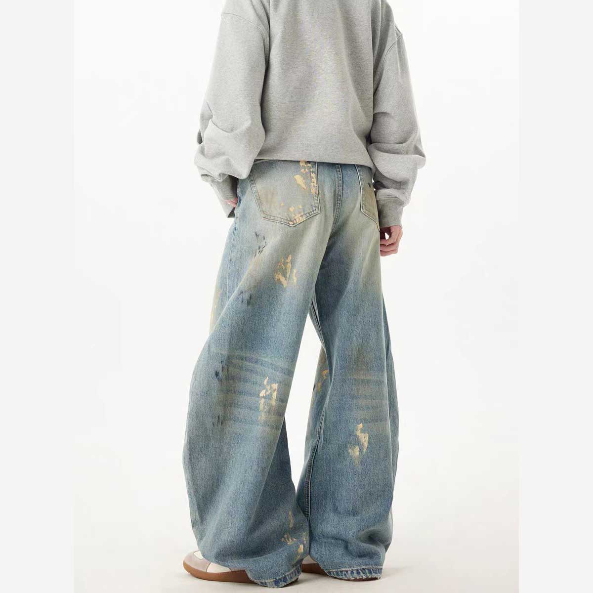 CUSTOM OVERSIZED WIDE LEG TTC JEANS