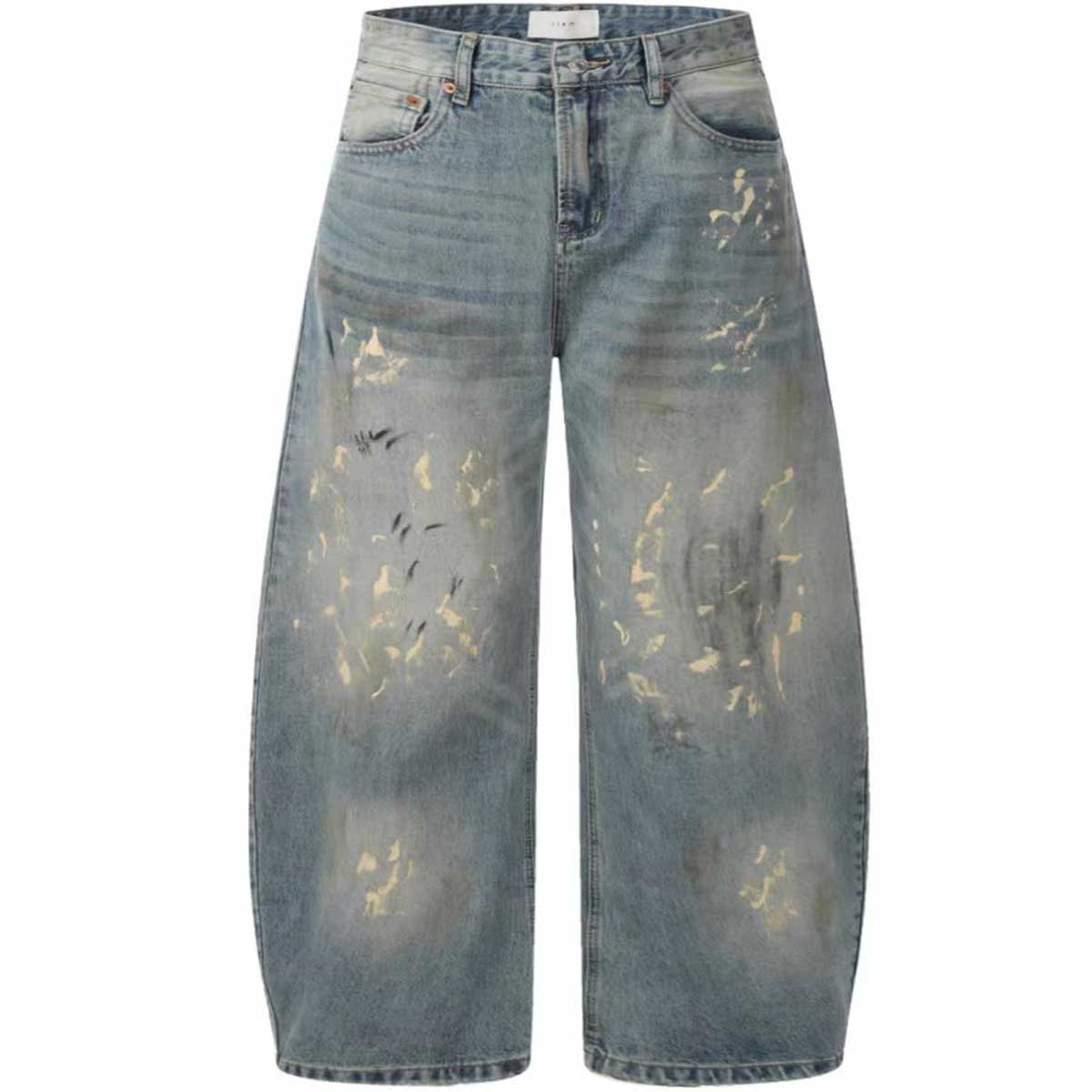 CUSTOM OVERSIZED WIDE LEG TTC JEANS